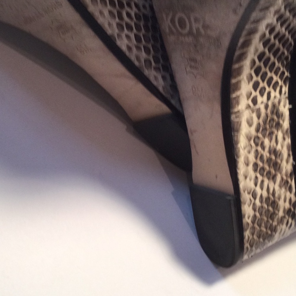 Kors Michael Kors Python Strappy Platforms - image 7